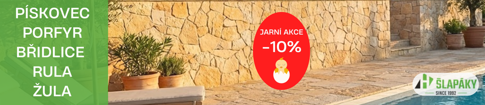 Jarní sleva na přírodní kámen