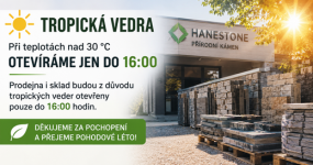 ☀️ Tropická vedra – dočasně otevřeno pouze do 16:00