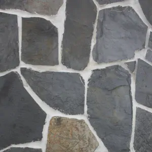 Přírodní štípaná břidlice Nera Grigio tl. 10-20 mm, rozměr 10-40 cm