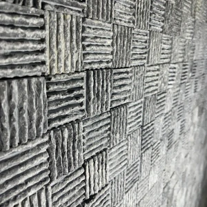 Mozaika BLACK TETRIS - plastická 3D - 30x30 cm