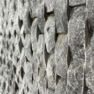 Mozaika ARMONIE Black - plastická 3D  30x30 cm