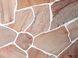 Přírodní štípaný KVARCIT Pink , tl.10-30mm