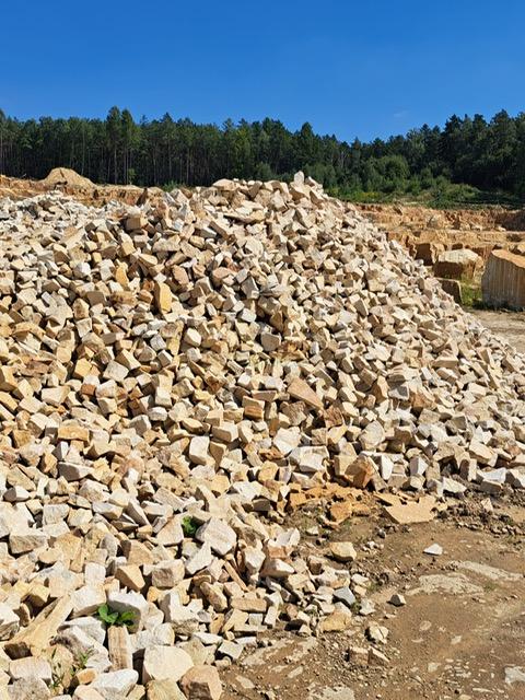 Odseky pískovec DORA dlažba / gabion