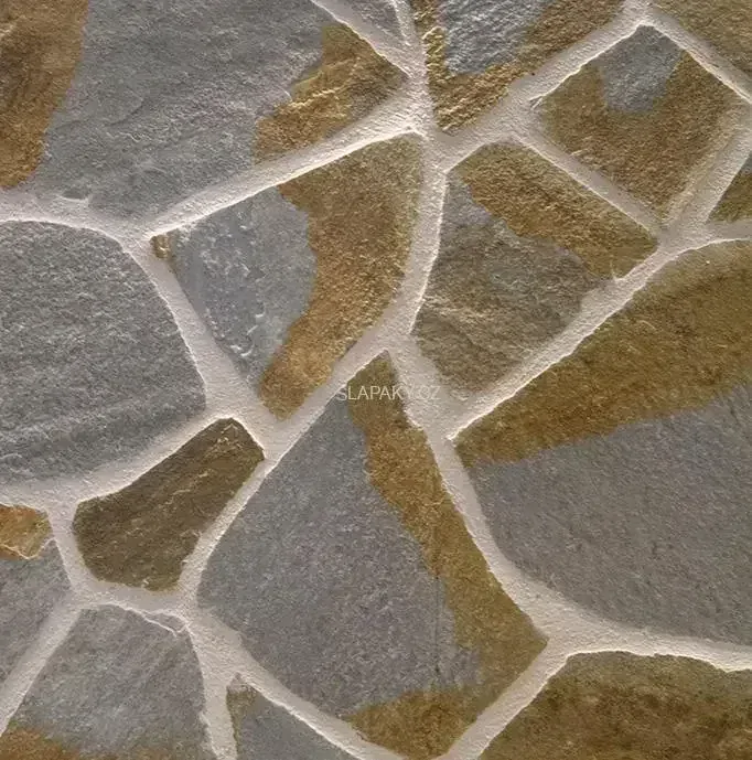 Přírodní štípaná břidlice MULTI tl.30-50 mm, rozměr 15-50 cm