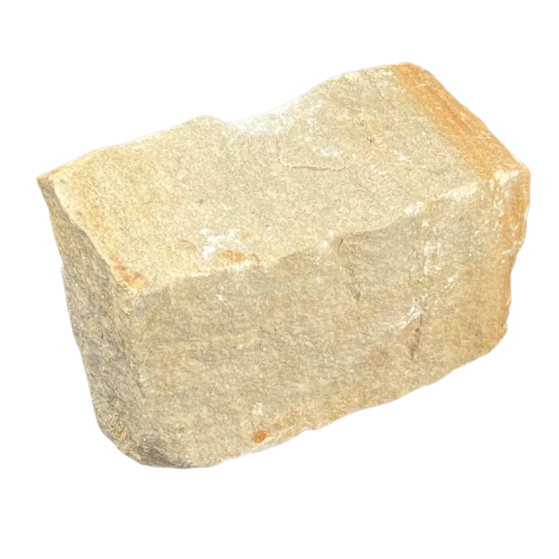 Přírodní štípaný pískovec DORA - zdící bloky 10 x 10 cm, délka 20-25 cm