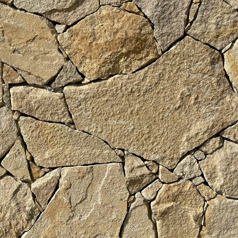 Přírodní štípaný kámen pískovec Rustik NELA tl. 10-30 mm, rozměr 10-50 cm