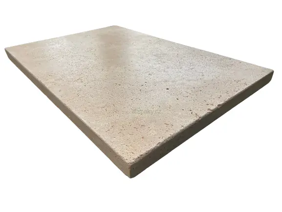 TRAVERTIN YVORY standart honed 40,6 x 61 x 2,5 cm