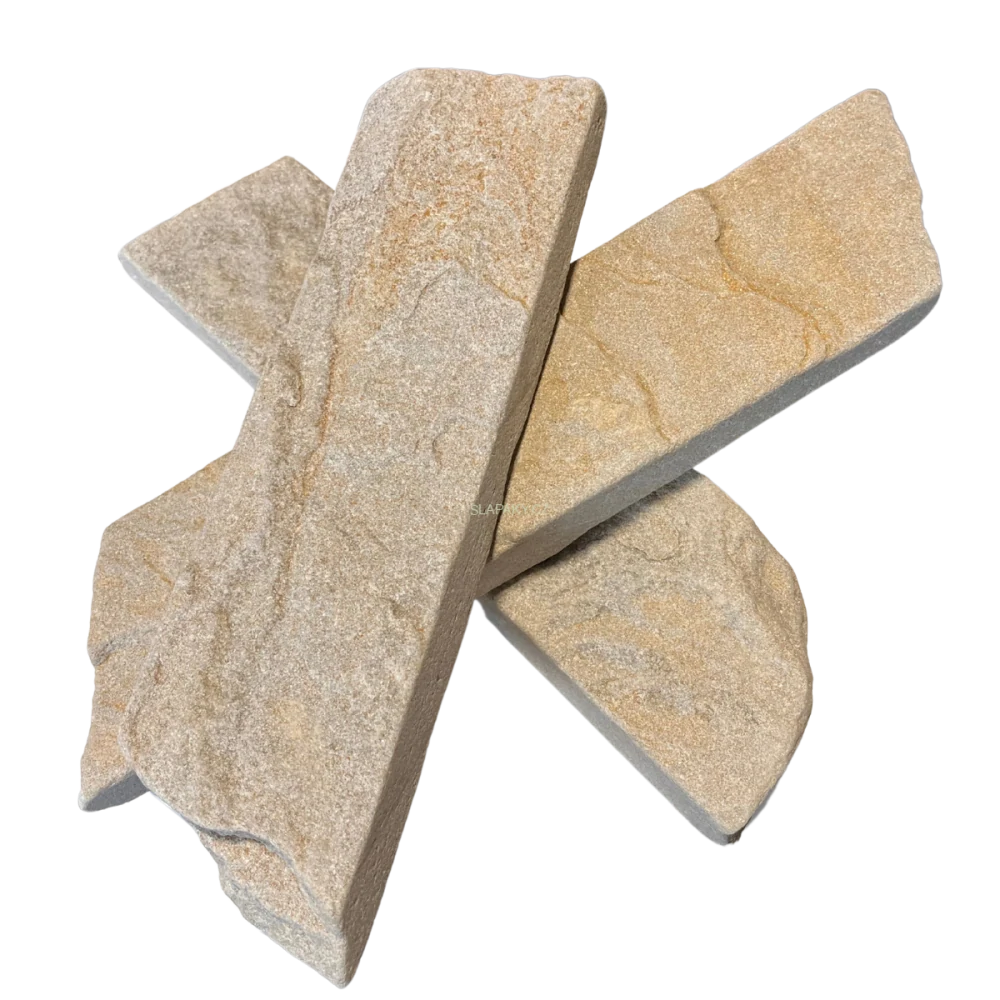 Zahradní obrubník pískovec Nela  tl.30-60 mm,výška 100 mm