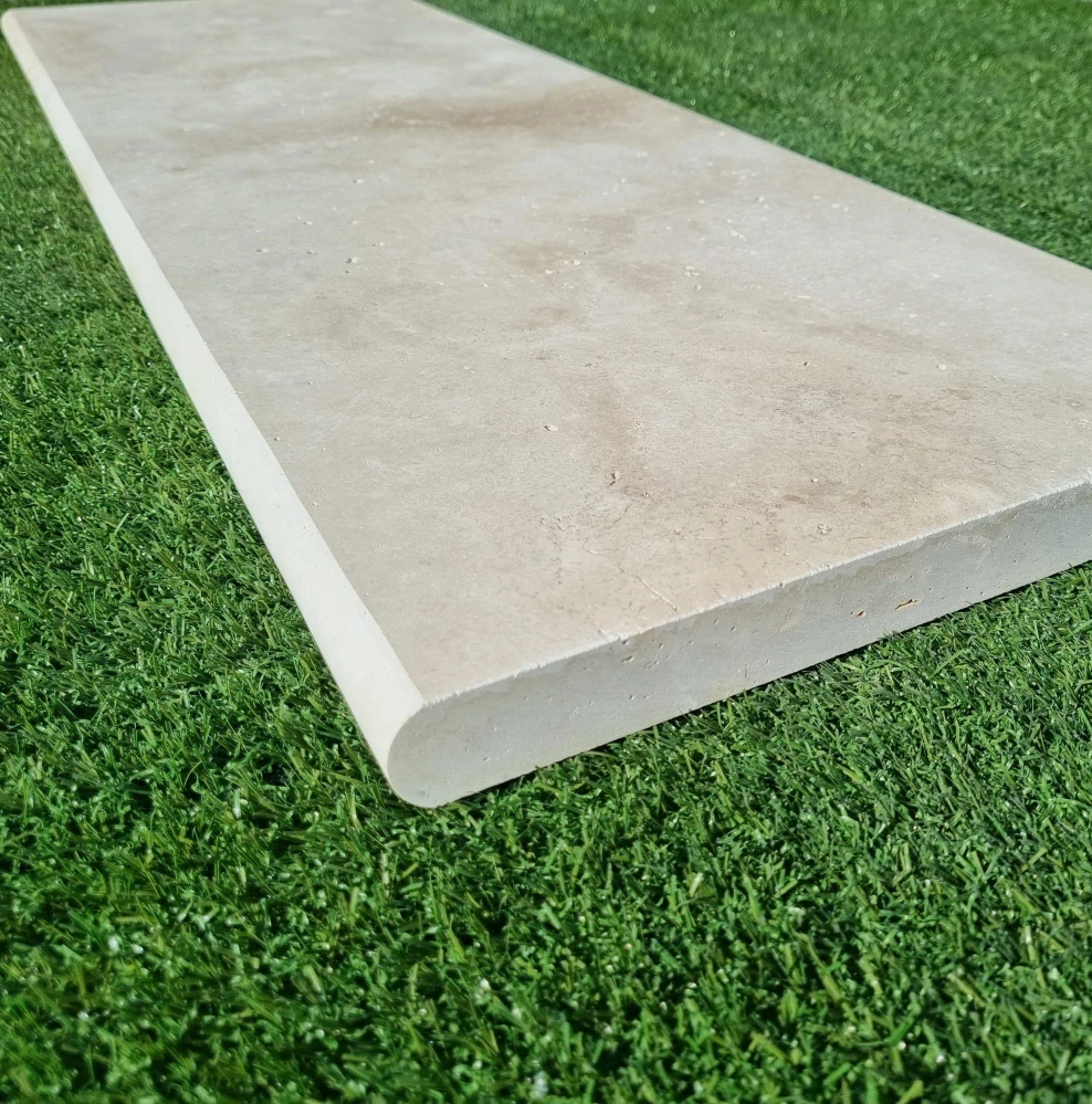 Travertin Premium - bazénový lem / parapet šíře 33 cm