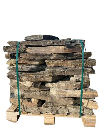 Přírodní štípaná břidlice Nera Grigio tl. 40-80 mm, rozměr 30-70 cm