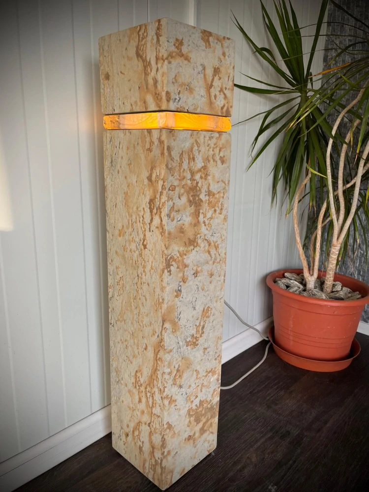 Zahradní kamenná lampa 100x20x20