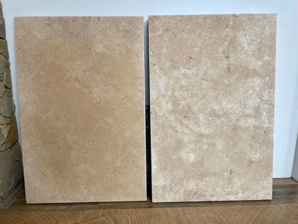 TRAVERTIN YVORY standart honed 40,6 x 61 x 2,5 cm