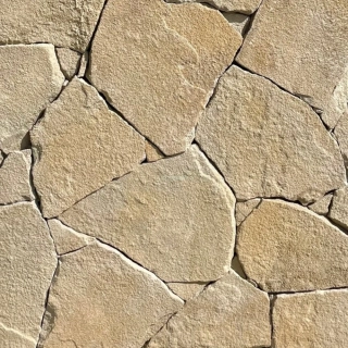 Přírodní štípaný kámen pískovec NELA tl. 10-30 mm, rozměr 10-50 cm