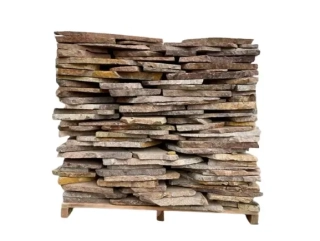 Přírodní štípaný porfyr Donna , nepravidelné tvary tl. 10-30 mm