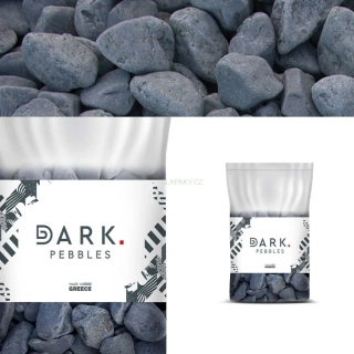 Přírodní kámen valouny BLACK